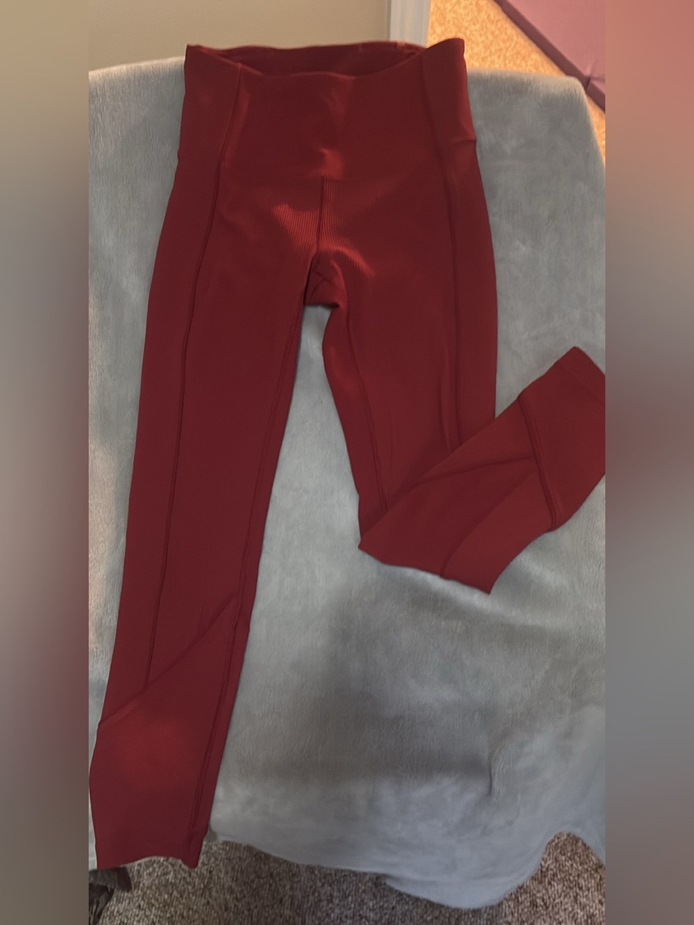 lululemon athletica High-Rise Leggings in Deep Red